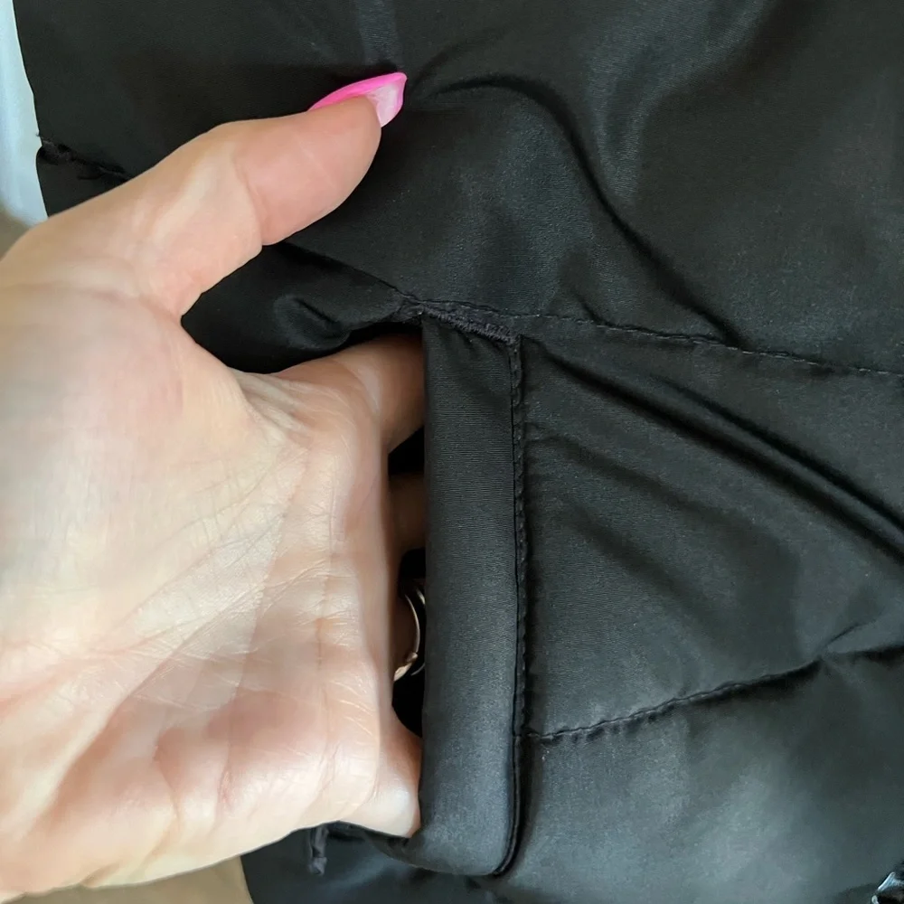 The Children's Place Black and Gray Puffer Jacket